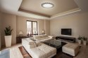 Nowoczesny plafon sufitowy LED Activejet DOLCE Czarny 24W