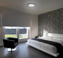 Nowoczesny plafon sufitowy LED Activejet DOLCE Czarny 24W