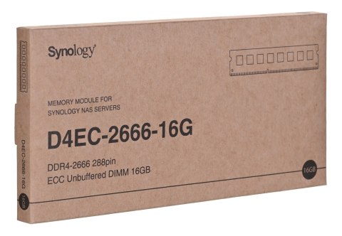 Synology 16GB DDR4 ECC Unbuffered DIMM (SA3400D, SA3200D, UC3400, UC3200, RS4021xs+, RS3621xs+, RS3621RPxs, RS2821RP+, RS2421RP+ Synology 16GB DDR4 ECC Unbuffered DIMM (SA3400D, SA3200D, UC3400, UC3200, RS4021xs+, RS3621xs+, RS3621RPxs, RS2821RP+, RS2421RP+