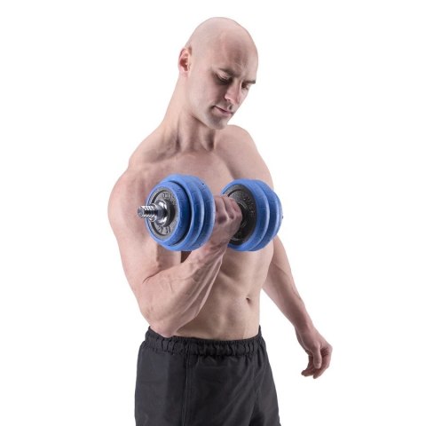 Zestaw ciężarów 2w1 HMS SGG30 BAR (sztanga i sztangielki) 30kg Zestaw ciężarów 2w1 HMS SGG30 BAR (sztanga i sztangielki) 30kg