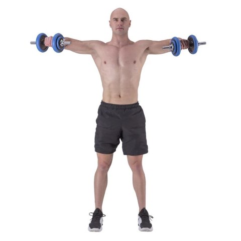 Zestaw ciężarów 2w1 HMS SGG30 BAR (sztanga i sztangielki) 30kg Zestaw ciężarów 2w1 HMS SGG30 BAR (sztanga i sztangielki) 30kg