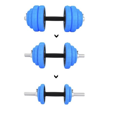 Zestaw ciężarów 2w1 HMS SGG30 BAR (sztanga i sztangielki) 30kg Zestaw ciężarów 2w1 HMS SGG30 BAR (sztanga i sztangielki) 30kg