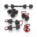 Zestaw ciężarów 6w1 HMS SGX130 (sztanga, sztangielki i kettlebell) w walizce 30kg