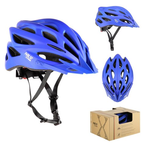 Kask Nils Extreme MTV50 rozmiar L (58-61cm) niebieski Kask Nils Extreme MTV50 rozmiar L (58-61cm) niebieski