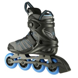 Łyżworolki NILS Extreme NA14217 czarno-niebieskie rozm. 38