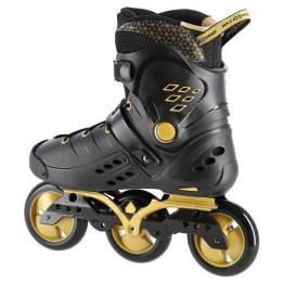 Łyżworolki slalomowe NILS Extreme NA20006 czarno-złote rozm. 37