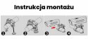 MONTIS LAMPKA ROWEROWA AKUM. PRZEDNIA LED MT109