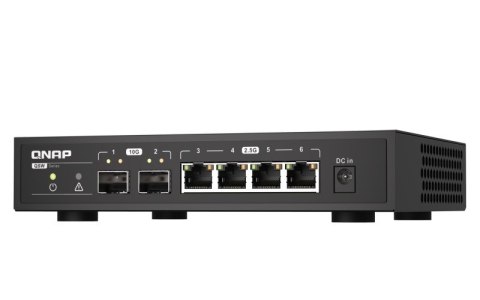 Qnap QSW-2104-2S, 4 x 2.5GbE, 2x 10GbE SFP+, unmanaged switch Qnap QSW-2104-2S, 4 x 2.5GbE, 2x 10GbE SFP+, unmanaged switch