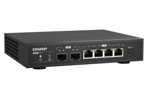 Qnap QSW-2104-2S, 4 x 2.5GbE, 2x 10GbE SFP+, unmanaged switch Qnap QSW-2104-2S, 4 x 2.5GbE, 2x 10GbE SFP+, unmanaged switch