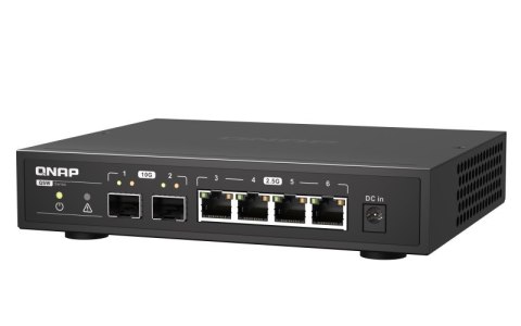 Qnap QSW-2104-2S, 4 x 2.5GbE, 2x 10GbE SFP+, unmanaged switch Qnap QSW-2104-2S, 4 x 2.5GbE, 2x 10GbE SFP+, unmanaged switch