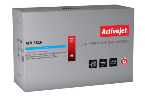 Activejet ATH-361N Toner (zamiennik HP 508A CF361A; Supreme; 5000 stron; niebieski) Activejet ATH-361N Toner (zamiennik HP 508A CF361A; Supreme; 5000 stron; niebieski)