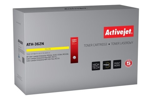 Activejet ATH-362N Toner (zamiennik HP 508A CF362A; Supreme; 5000 stron; żółty) Activejet ATH-362N Toner (zamiennik HP 508A CF362A; Supreme; 5000 stron; żółty)