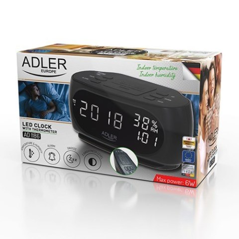 Budzik LED ADLER AD 1186 Budzik LED ADLER AD 1186