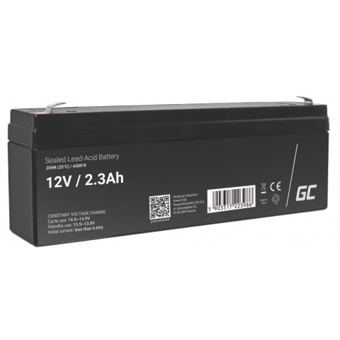 GREEN CELL AKUMULATOR ŻELOWY AGM18 12V 2,3AH GREEN CELL AKUMULATOR ŻELOWY AGM18 12V 2,3AH