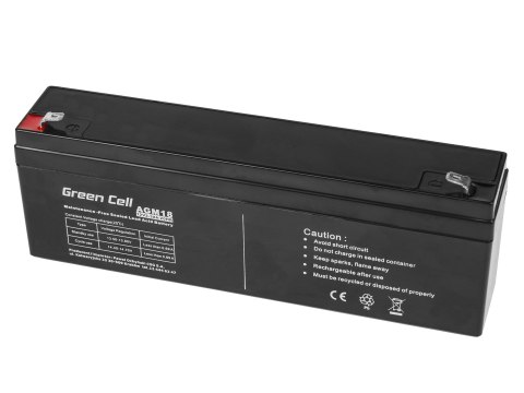 GREEN CELL AKUMULATOR ŻELOWY AGM18 12V 2,3AH GREEN CELL AKUMULATOR ŻELOWY AGM18 12V 2,3AH
