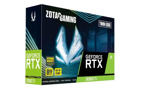 Karta Graficzna ZOTAC GAMING GeForce RTX 3060 Ti Twin Edge LHR 8GB GDDR6 (WYPRZEDAŻ) Karta Graficzna ZOTAC GAMING GeForce RTX 3060 Ti Twin Edge LHR 8GB GDDR6 (WYPRZEDAŻ)