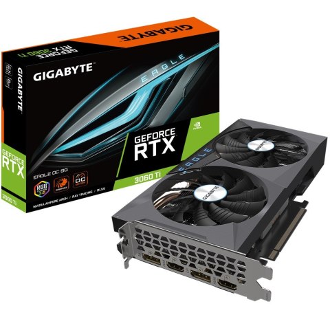 Karta graf Gigabyte GeF RTX 3060 Ti EAGLE OC 8G 2.0 (WYPRZEDAŻ) Karta graf Gigabyte GeF RTX 3060 Ti EAGLE OC 8G 2.0 (WYPRZEDAŻ)