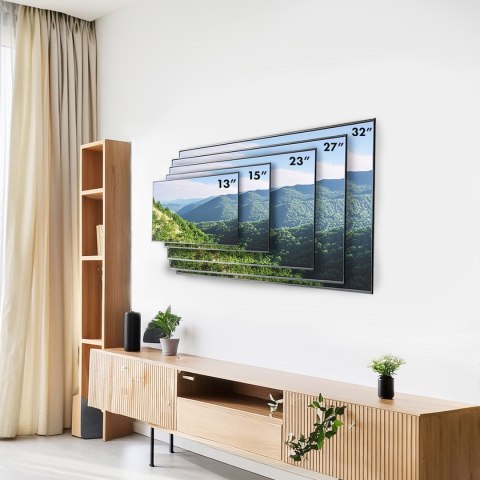 MACLEAN UCHWYT DO TELEWIZORA LUB MONITORA MAX. VESA 100X100, 13-32", 30KG, CZARNY MC-415 MACLEAN UCHWYT DO TELEWIZORA LUB MONITORA MAX. VESA 100X100, 13-32", 30KG, CZARNY MC-415