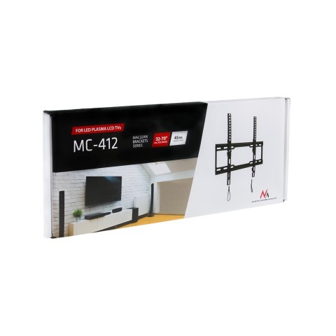 MACLEAN UCHWYT DO TV MAX VESA 400X400, 32-70", 45KG, REG. ODCHYLENIA +0°~-10°, MC-412 MACLEAN UCHWYT DO TV MAX VESA 400X400, 32-70", 45KG, REG. ODCHYLENIA +0°~-10°, MC-412