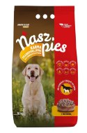 BIOFEED NASZ PIES Z WOŁOWINĄ 15 KG (WYPRZEDAŻ)