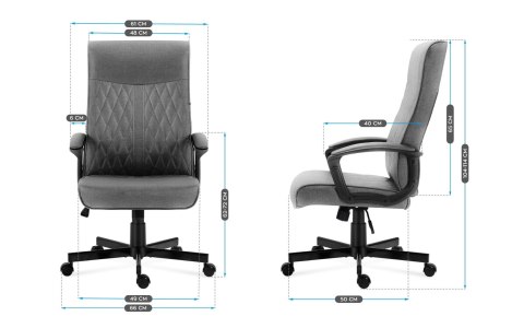 Fotel biurowy MA-Manager Boss 3.2 Grey Fotel biurowy MA-Manager Boss 3.2 Grey