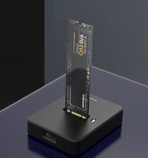 GEMBIRD STACJA DOKUJĄCA DO DYSKÓW M.2 SATA I NVME SSD CZARNA GEMBIRD STACJA DOKUJĄCA DO DYSKÓW M.2 SATA I NVME SSD CZARNA