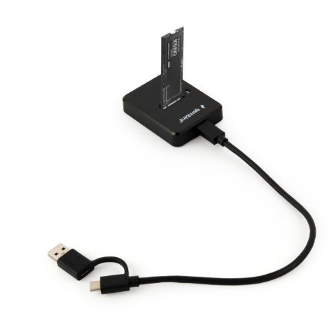 GEMBIRD STACJA DOKUJĄCA DO DYSKÓW M.2 SATA I NVME SSD CZARNA GEMBIRD STACJA DOKUJĄCA DO DYSKÓW M.2 SATA I NVME SSD CZARNA