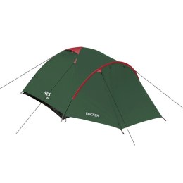 Namiot kempingowy NILS CAMP Rocker NC6013 3 osobowy zielono-czerwony