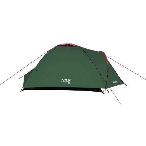 Namiot kempingowy NILS CAMP Rocker NC6013 3 osobowy zielono-czerwony Namiot kempingowy NILS CAMP Rocker NC6013 3 osobowy zielono-czerwony