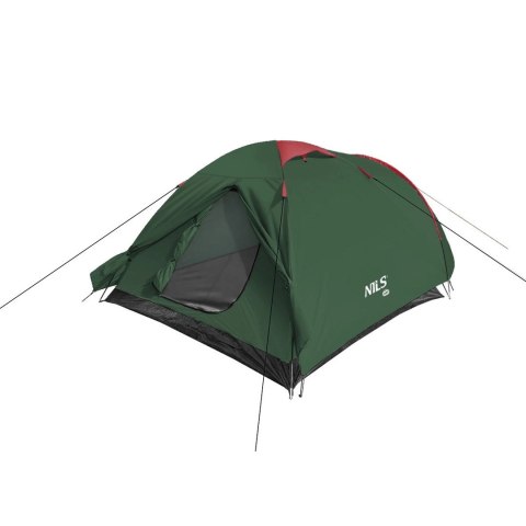 Namiot kempingowy NILS CAMP Rocker NC6013 3 osobowy zielono-czerwony Namiot kempingowy NILS CAMP Rocker NC6013 3 osobowy zielono-czerwony