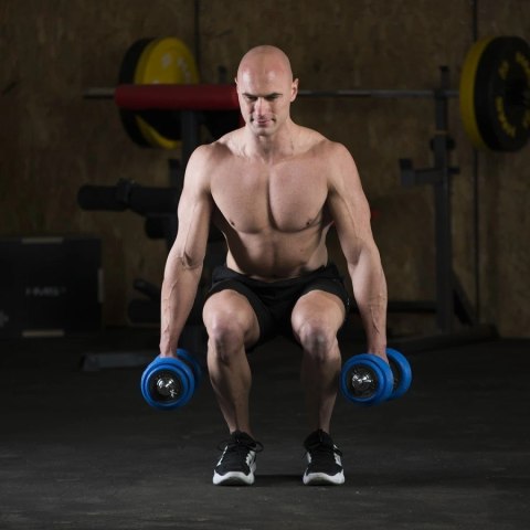 Zestaw ciężarów 2w1 HMS SGG30 BAR (sztanga i sztangielki) 30kg Zestaw ciężarów 2w1 HMS SGG30 BAR (sztanga i sztangielki) 30kg