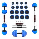 Zestaw ciężarów 2w1 HMS SGG30 BAR (sztanga i sztangielki) 30kg