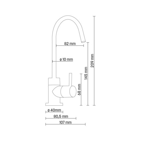 System filtrujący wodę kranową Dafi Flow Comfort D-1 z baterią ALTO (czarna) System filtrujący wodę kranową Dafi Flow Comfort D-1 z baterią ALTO (czarna)