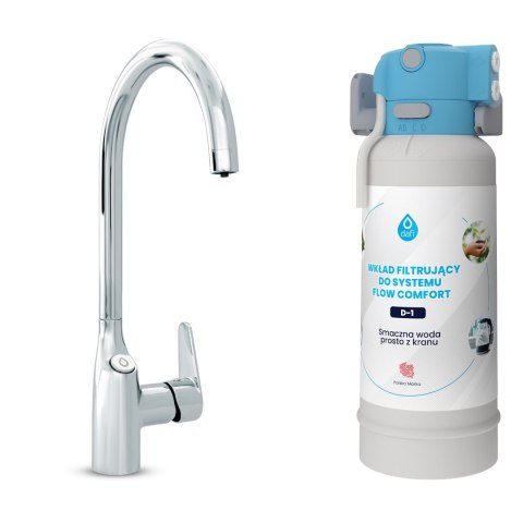 System filtrujący wodę kranową Dafi Flow Comfort D-1 z baterią trójdrożną COMO (chrom) System filtrujący wodę kranową Dafi Flow Comfort D-1 z baterią trójdrożną COMO (chrom)