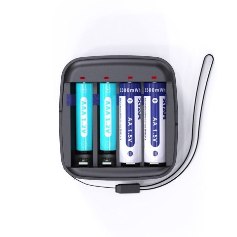 XTAR ŁADOWARKA DO AKUMULATORÓW R03 / AAA ORAZ R6 / AA LI-ION 1,5V / NIMH BC4 XTAR ŁADOWARKA DO AKUMULATORÓW R03 / AAA ORAZ R6 / AA LI-ION 1,5V / NIMH BC4