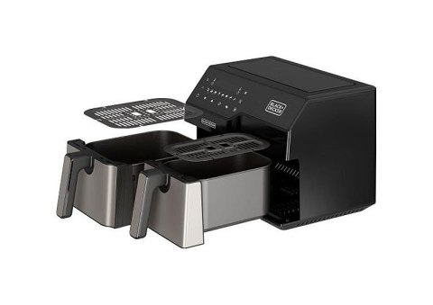 Frytkownica beztłuszczowa Black+Decker Dual Basket BXAF9000E Frytkownica beztłuszczowa Black+Decker Dual Basket BXAF9000E