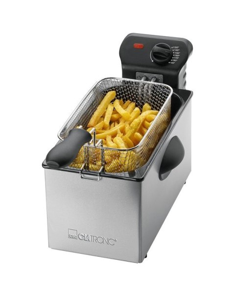 Frytownica Clatronic FR 3586 (3 l; 2000W; kolor srebrny) Frytownica Clatronic FR 3586 (3 l; 2000W; kolor srebrny)