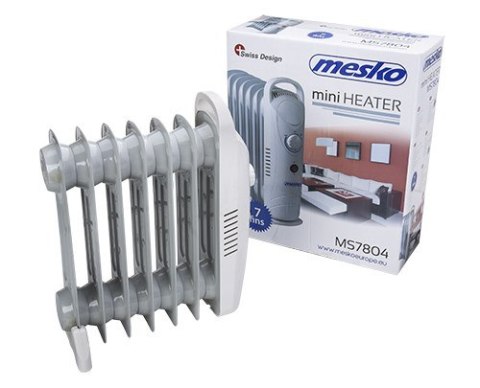 Grzejnik olejowy MESKO MS 7804 7 żeberek (700W; 7; kolor biały) Grzejnik olejowy MESKO MS 7804 7 żeberek (700W; 7; kolor biały)