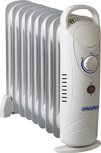 Grzejnik olejowy MESKO MS 7805 9 żeberek (1000W; 9; kolor biały) Grzejnik olejowy MESKO MS 7805 9 żeberek (1000W; 9; kolor biały)