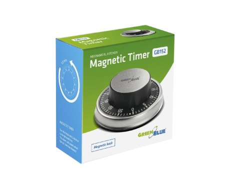 GREENBLUE MECHANICZNY TIMER STOPER MINUTNIK MAGNETYCZNY GB152 GREENBLUE MECHANICZNY TIMER STOPER MINUTNIK MAGNETYCZNY GB152