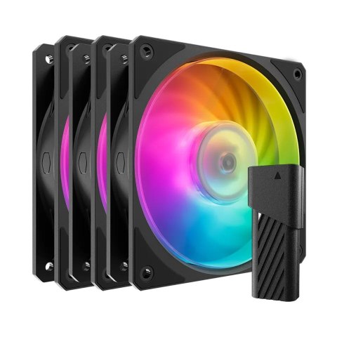 COOLER MASTER WENTYLATOR Mobius 120P ARGB 3-Pack Fan Kit COOLER MASTER WENTYLATOR Mobius 120P ARGB 3-Pack Fan Kit