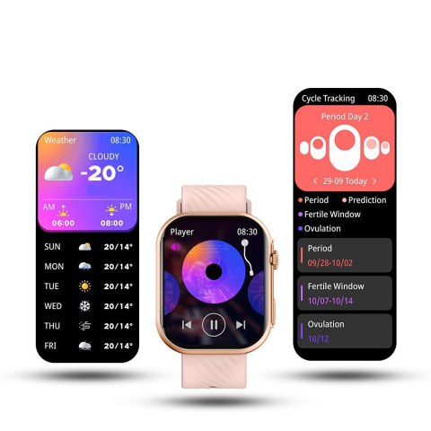 Smartwatch Manta Revo złoty Smartwatch Manta Revo złoty