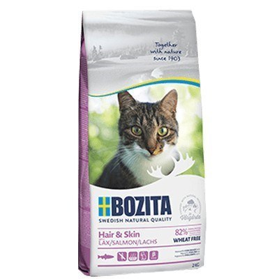 BOZITA Hair & Skin Wheat free Salmon - sucha karma dla kotów z problemami ze skórą i sierścią - 2kg BOZITA Hair & Skin Wheat free Salmon - sucha karma dla kotów z problemami ze skórą i sierścią - 2kg