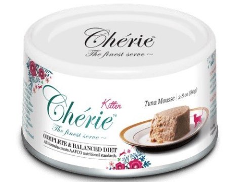 Cherie Karma w puszce dla kota MUS KITTEN TUŃCZYK 80g Cherie Karma w puszce dla kota MUS KITTEN TUŃCZYK 80g