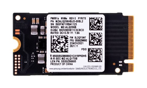 Dysk Samsung SSD 256GB M.2 PCIe MZALQ256HBJD-00BL2 2242 Dysk Samsung SSD 256GB M.2 PCIe MZALQ256HBJD-00BL2 2242