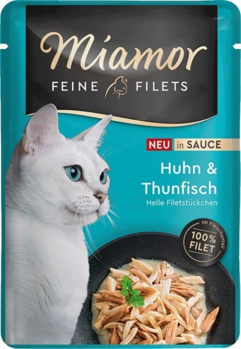 MIAMOR Filets Kurczak z tuńczykiem w sosie 100g MIAMOR Filets Kurczak z tuńczykiem w sosie 100g
