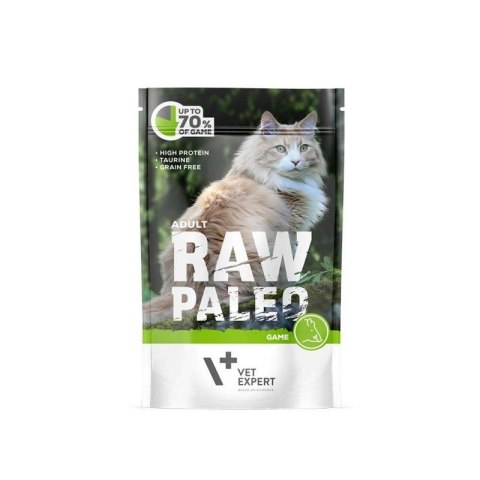 VetExpert Raw Paleo adult cat - Dzik saszetka 100g VetExpert Raw Paleo adult cat - Dzik saszetka 100g