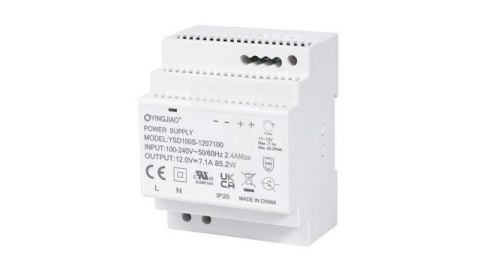 Zasilacz Yingjiao DIN YSDS 12V 7,1A 85W Zasilacz Yingjiao DIN YSDS 12V 7,1A 85W