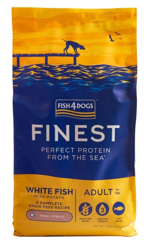 Fish4Dogs Finest Ocean z białą rybą Adult 12kg Fish4Dogs Finest Ocean z białą rybą Adult 12kg