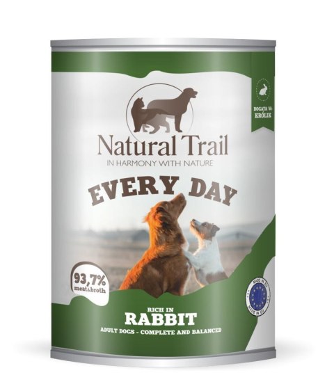 NATURAL TRAIL EVERY DAY Dog Królik 800g NATURAL TRAIL EVERY DAY Dog Królik 800g